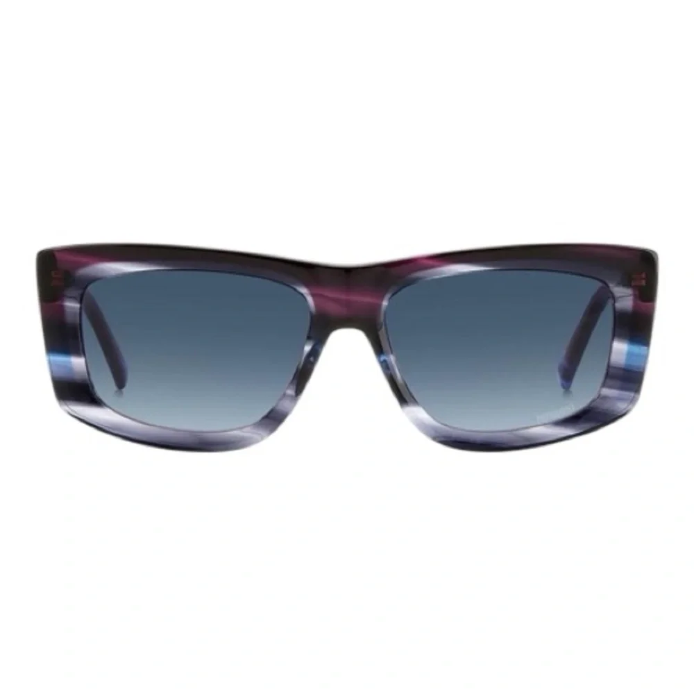 MISSONI Purple and Blue Gradient Acetate Sunglasses NWOT